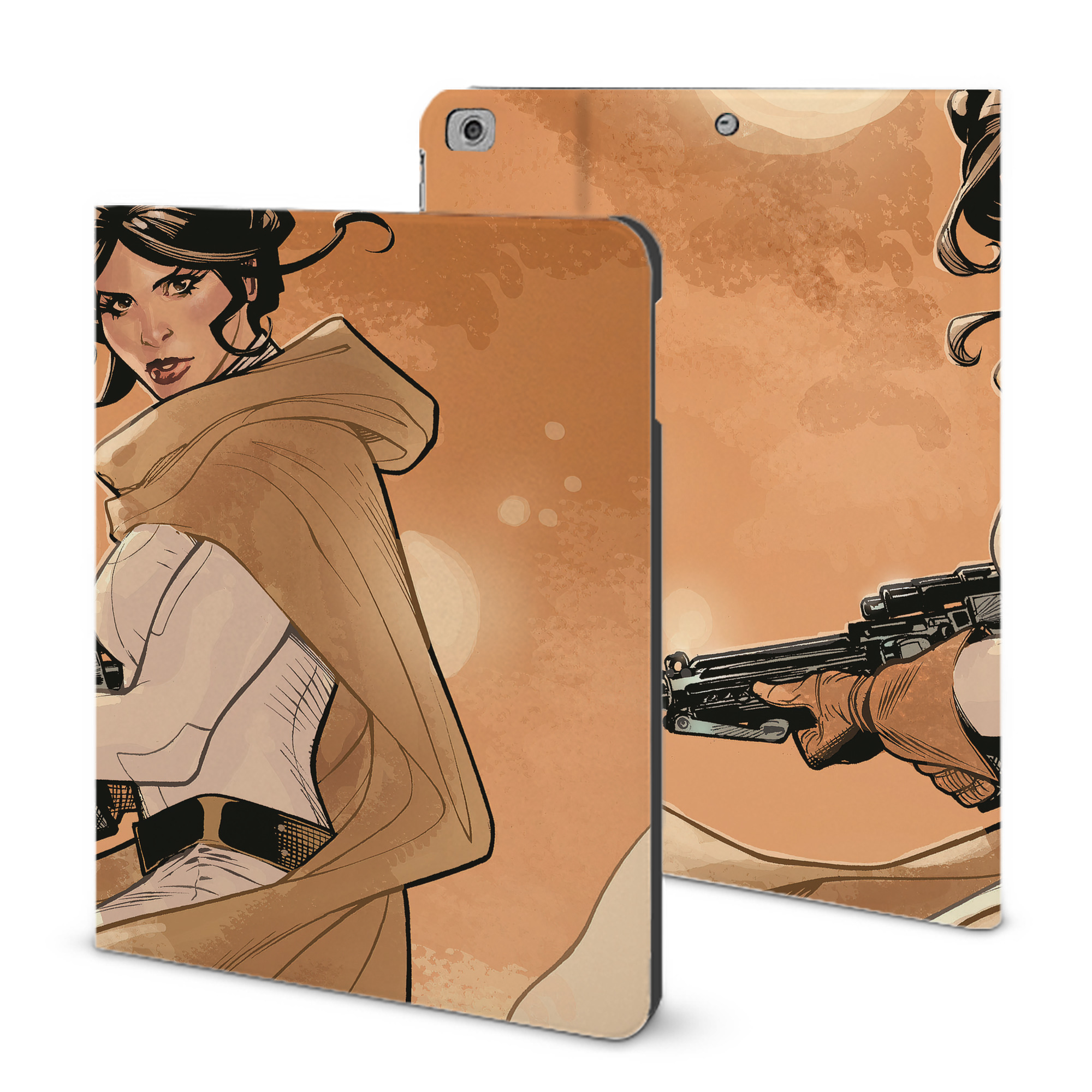 （画像用） スター・ウォーズ Star Wars IPad ケース ブック型 PUレザー TPU 耐衝撃 軽量 薄型 ペン収納なし 全面保護 IPad 各モデル対応